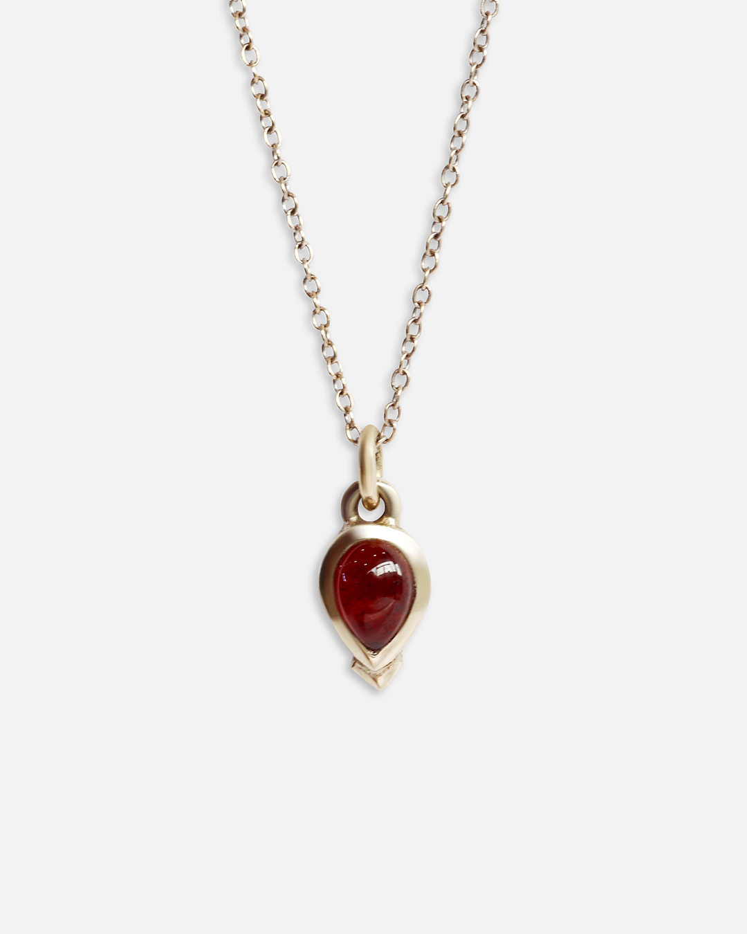 Pear / Garnet Pendant By fitzgerald jewelry