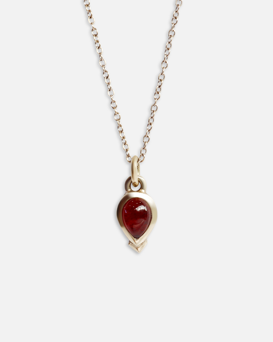 Pear / Garnet Pendant By fitzgerald jewelry in pendants Category