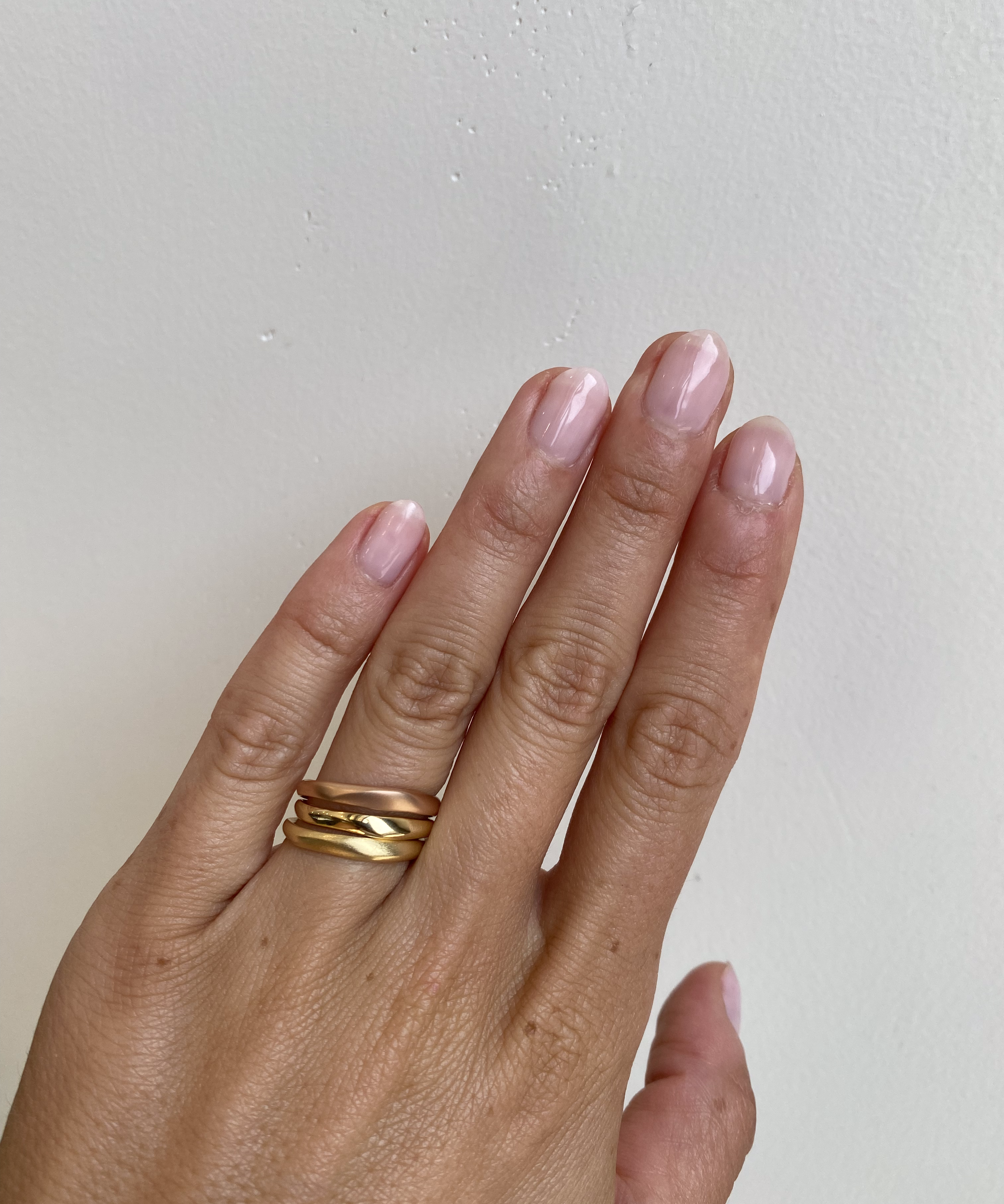 Wide Pebble Band By Hiroyo