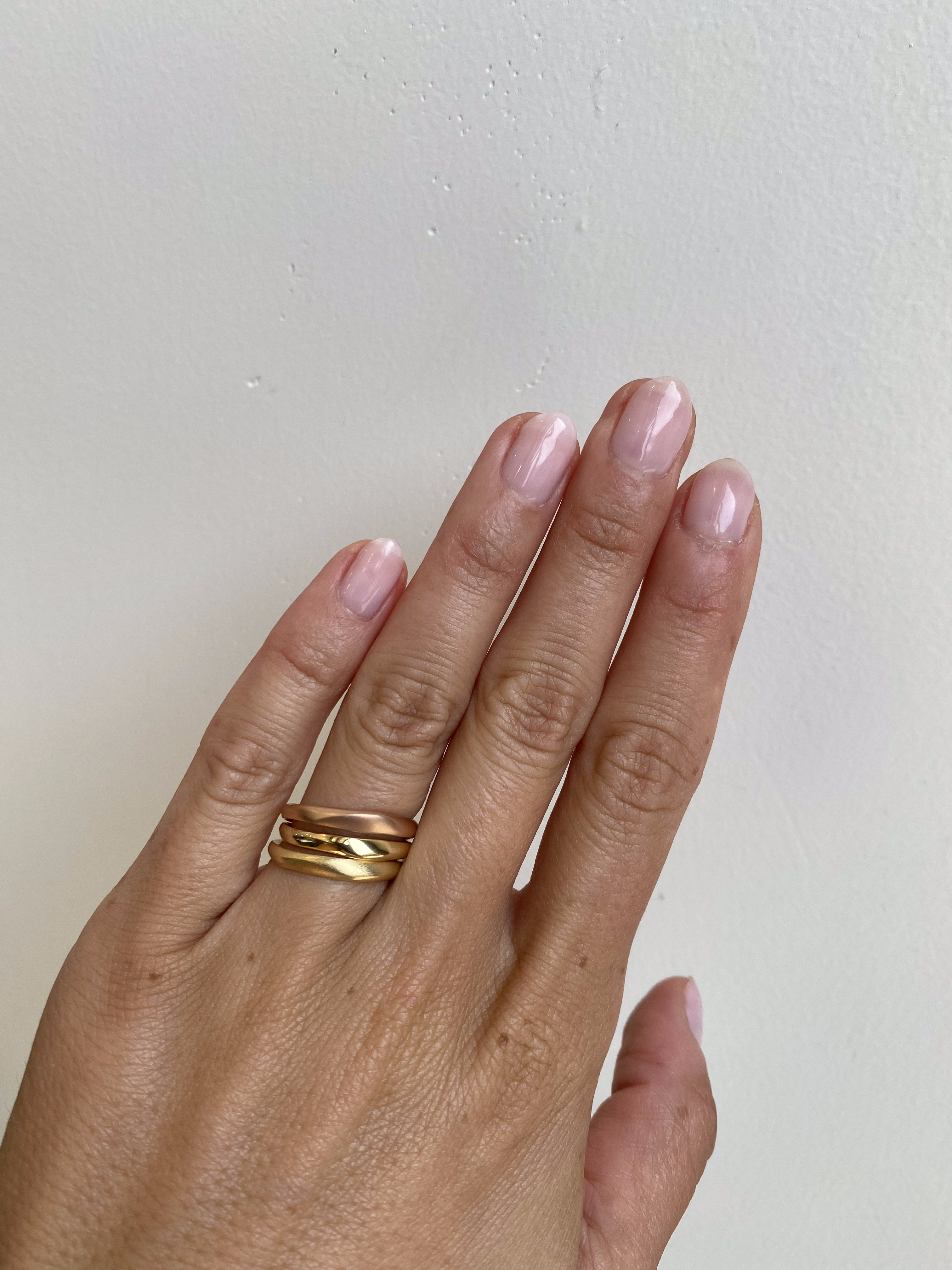 Wide Pebble Band By Hiroyo