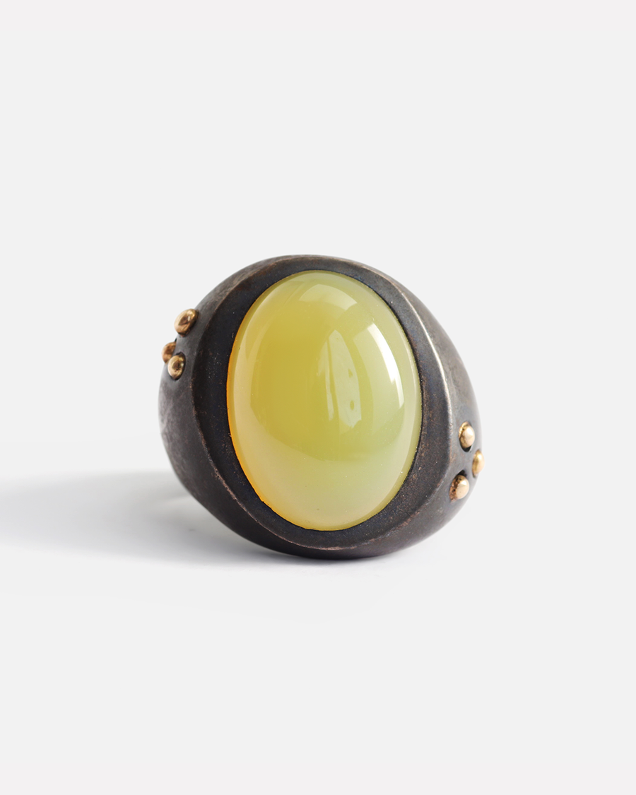 Pond / Onyx Ring By fitzgerald jewelry in rings Category