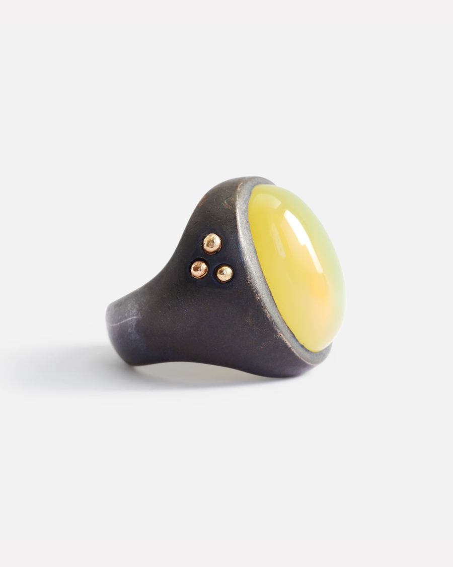 Pond / Onyx Ring By fitzgerald jewelry in rings Category