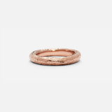 Round Band / 3.35mm Reticulated By fitzgerald jewelry