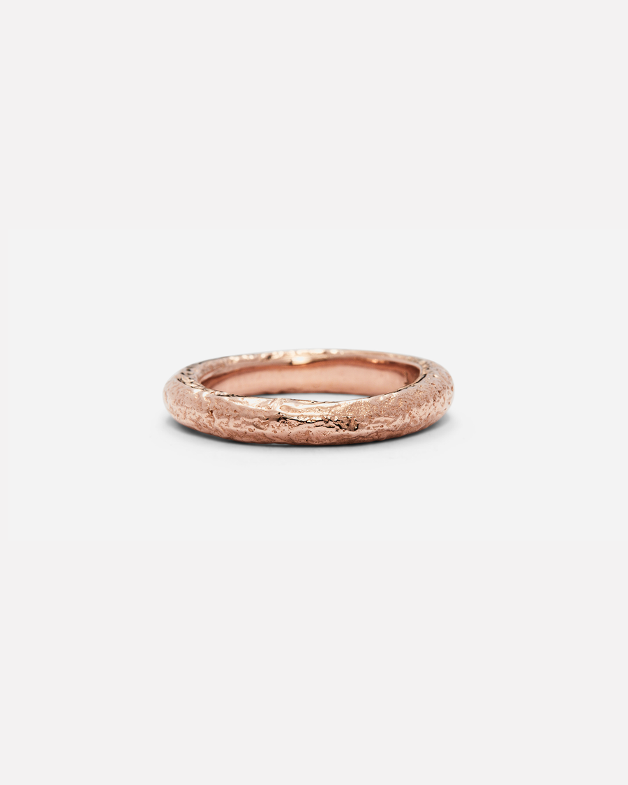 Round Band / 3.35mm Reticulated By fitzgerald jewelry in WEDDING Category