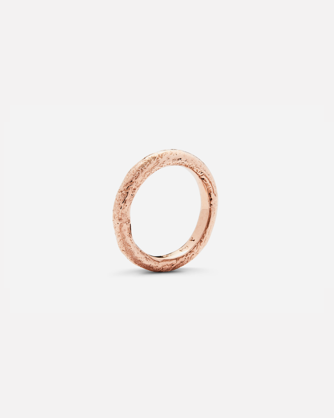 Round Band / 3.35mm Reticulated By fitzgerald jewelry