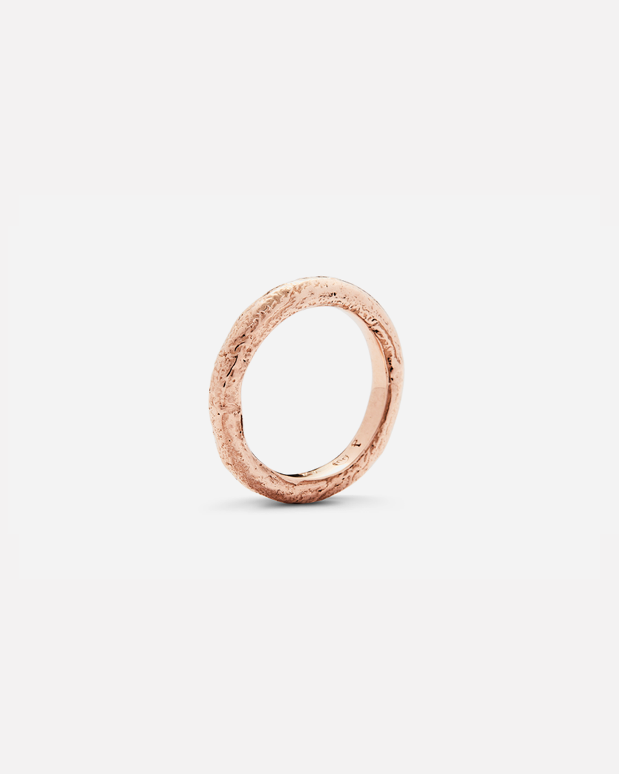 Round Band / 3.35mm Reticulated By fitzgerald jewelry in WEDDING Category