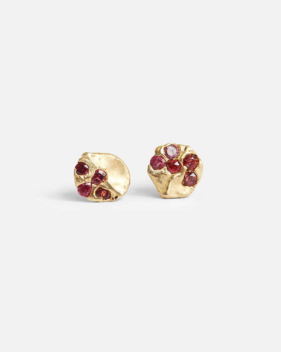 Pool / Ruby Studs By Rigby Leigh in earrings Category