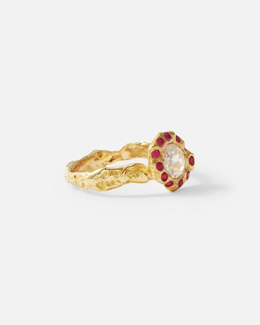 Rose Cut and Ruby / Ring By Rigby Leigh in rings Category