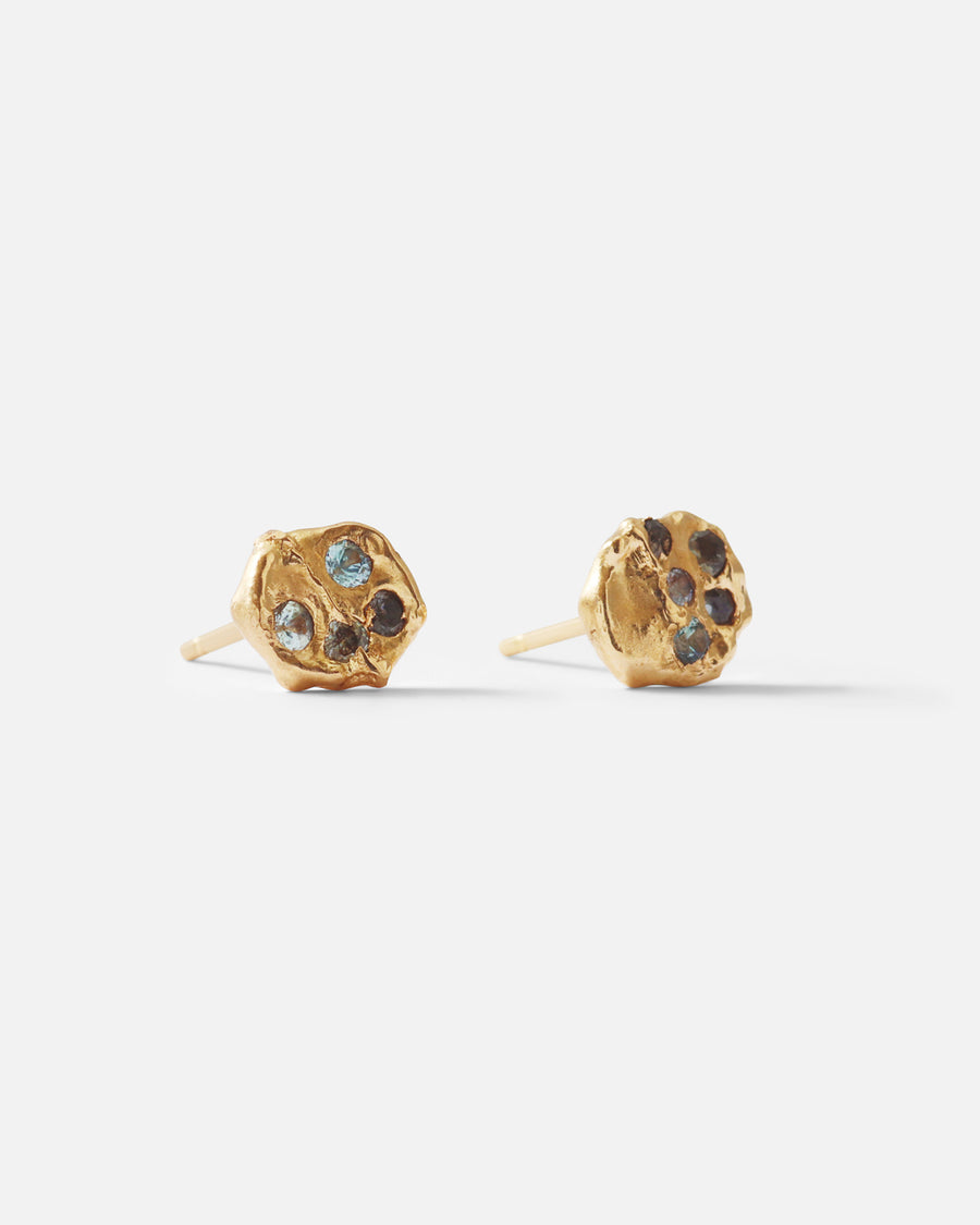 Pool / Sapphire Blue Studs II By Rigby Leigh in earrings Category