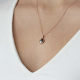 Rock Pendant / Salt + Pepper Diamond By Hiroyo in pendants Category