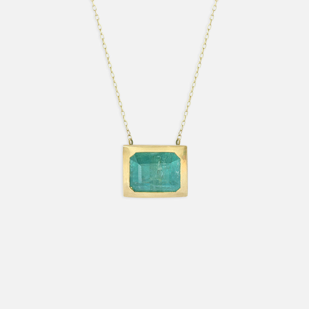 Rock Pendant / Paraiba Color Tourmaline By Hiroyo