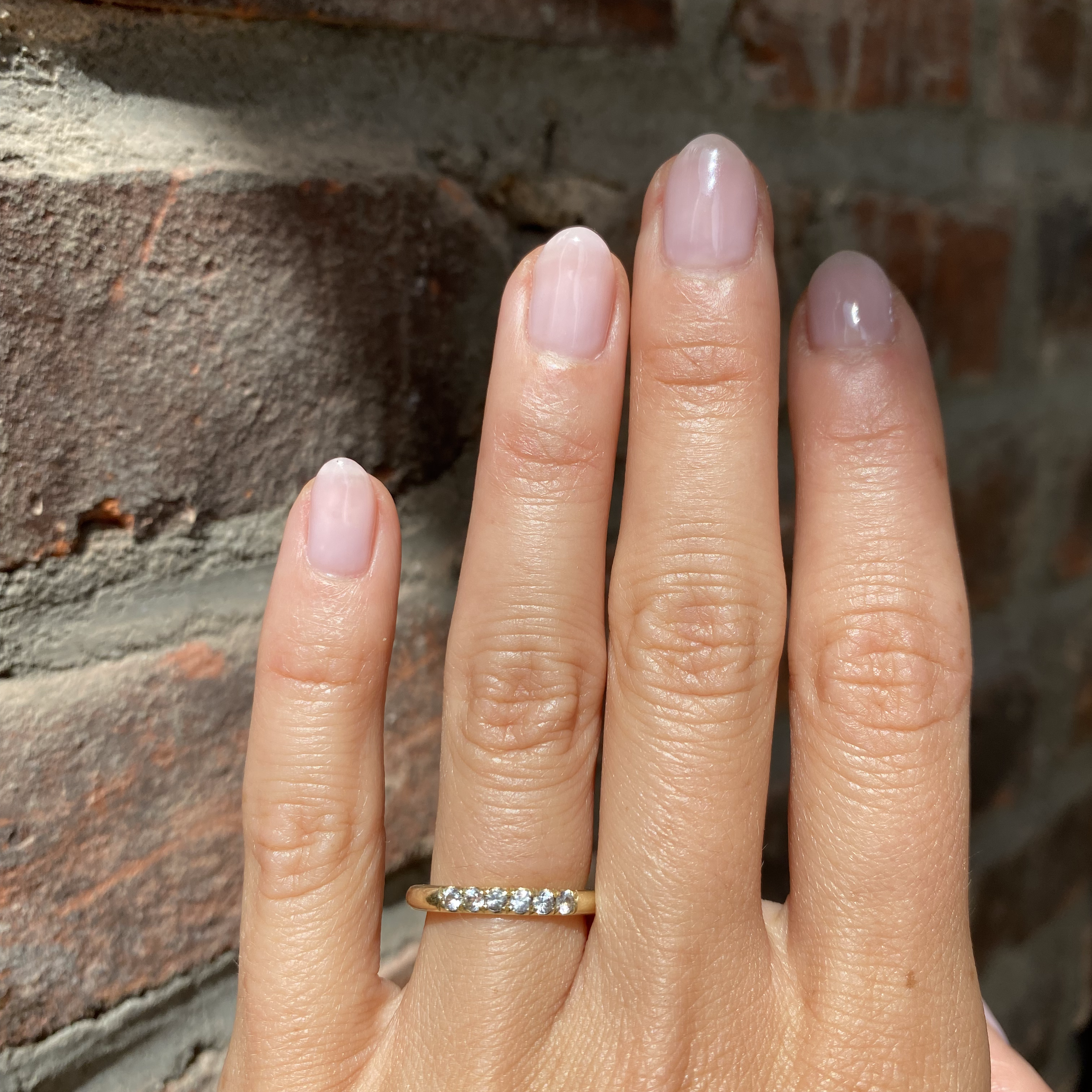 Round Band / Flush 8 Grey Diamonds By fitzgerald jewelry in WEDDING Category