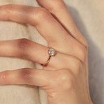 Wei / 6-Prong White Round By fitzgerald jewelry