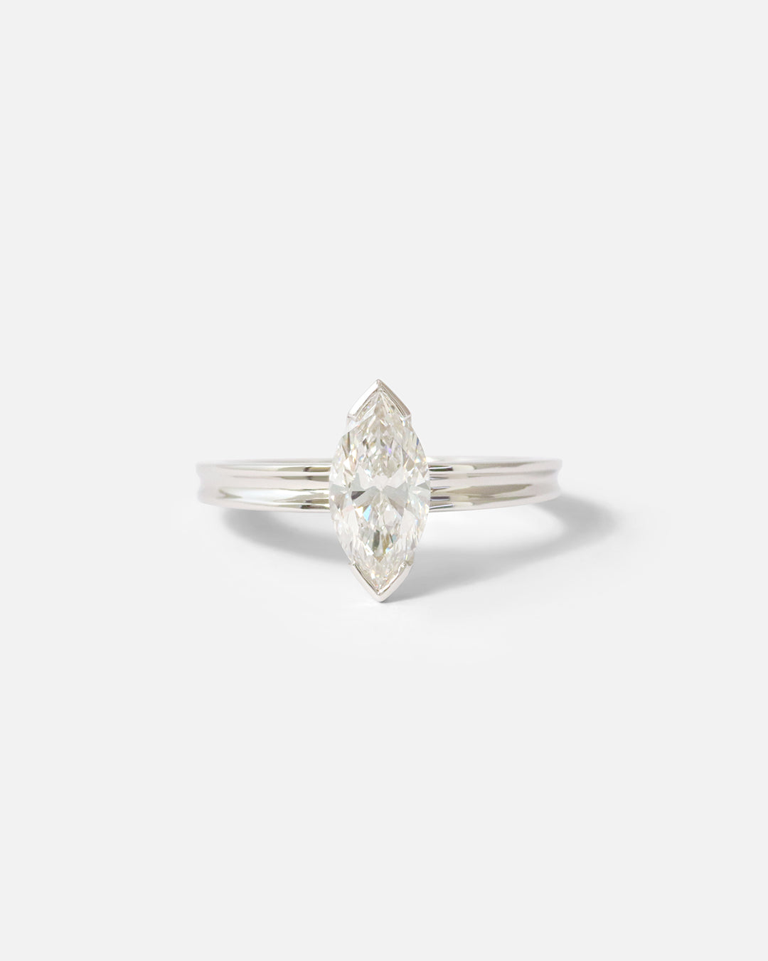 Ariel / Marquise Platinum By Ruowei in Engagement Rings Category