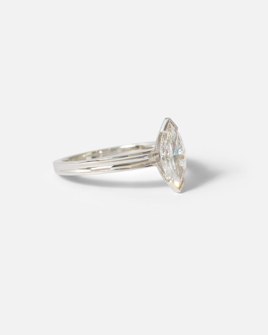 Ariel / Marquise Platinum By Ruowei in ENGAGEMENT Category