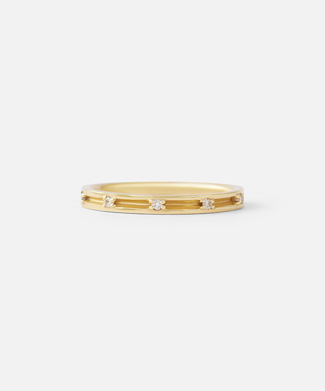 Canal / 2mm 6 Stone Band By Ruoria