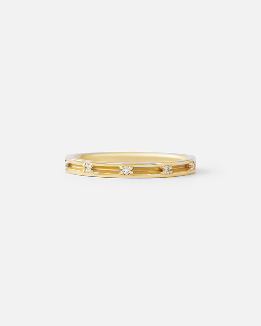 Canal / 2mm 6 Stone Band By Ruoria