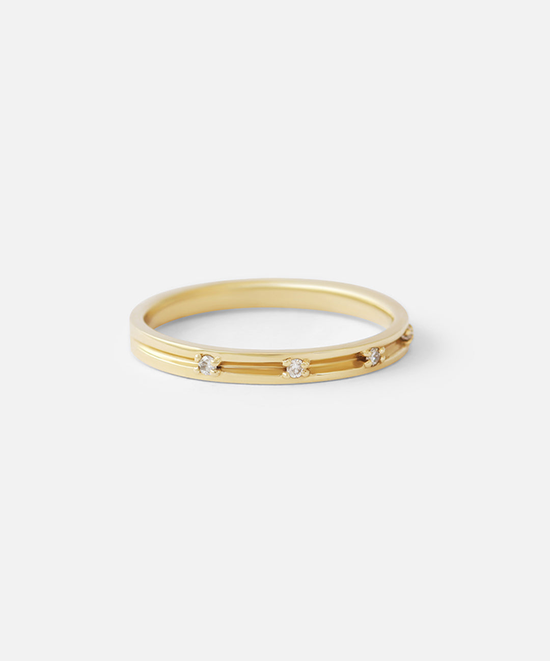 Canal / 2mm 6 Stone Band By Ruoria