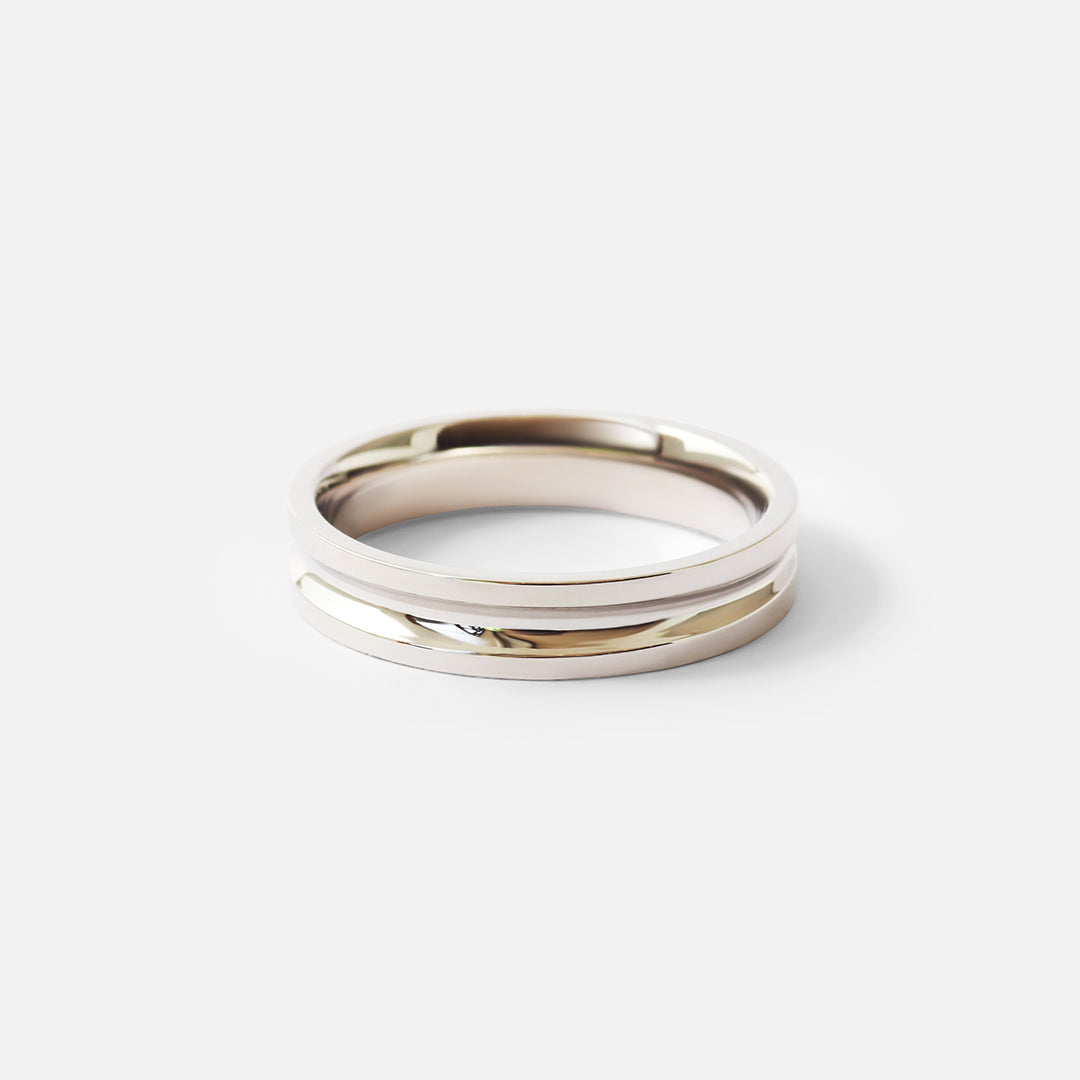 Canal / 4mm Band By Ruowei in Wedding Bands Category