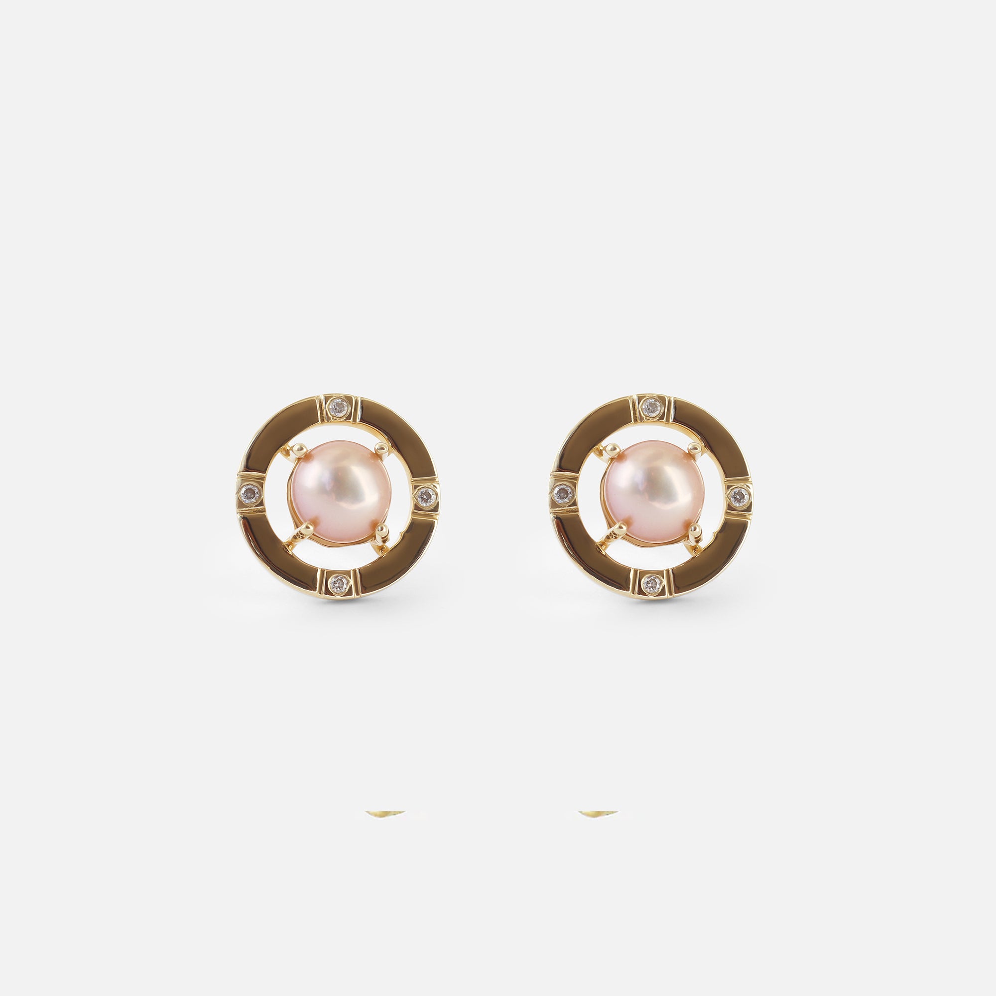 Galaxy / 5.5mm Pearl Studs By Ruowei