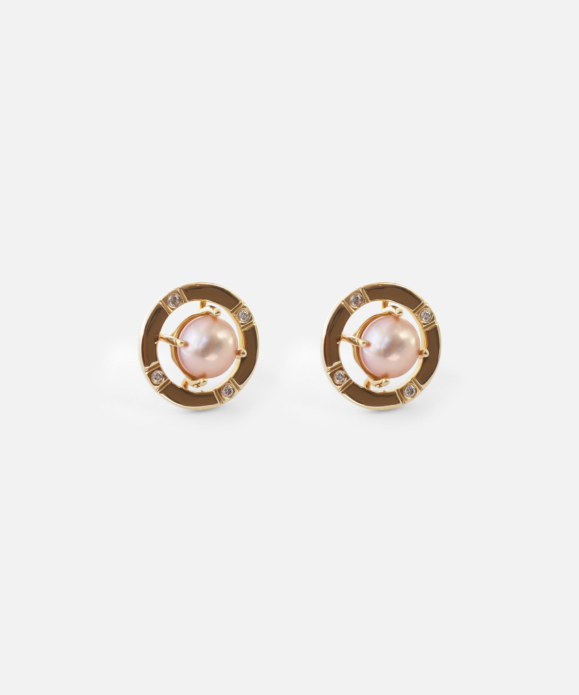 Galaxy / 5.5mm Pearl Studs By Ruoria