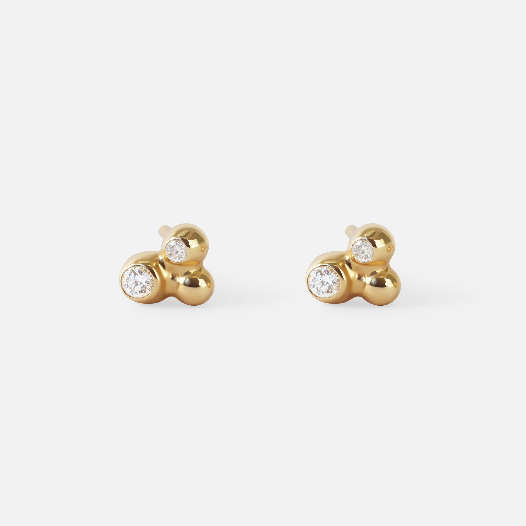 Petits Trio XS / Diamond Studs By Ruowei in earrings Category