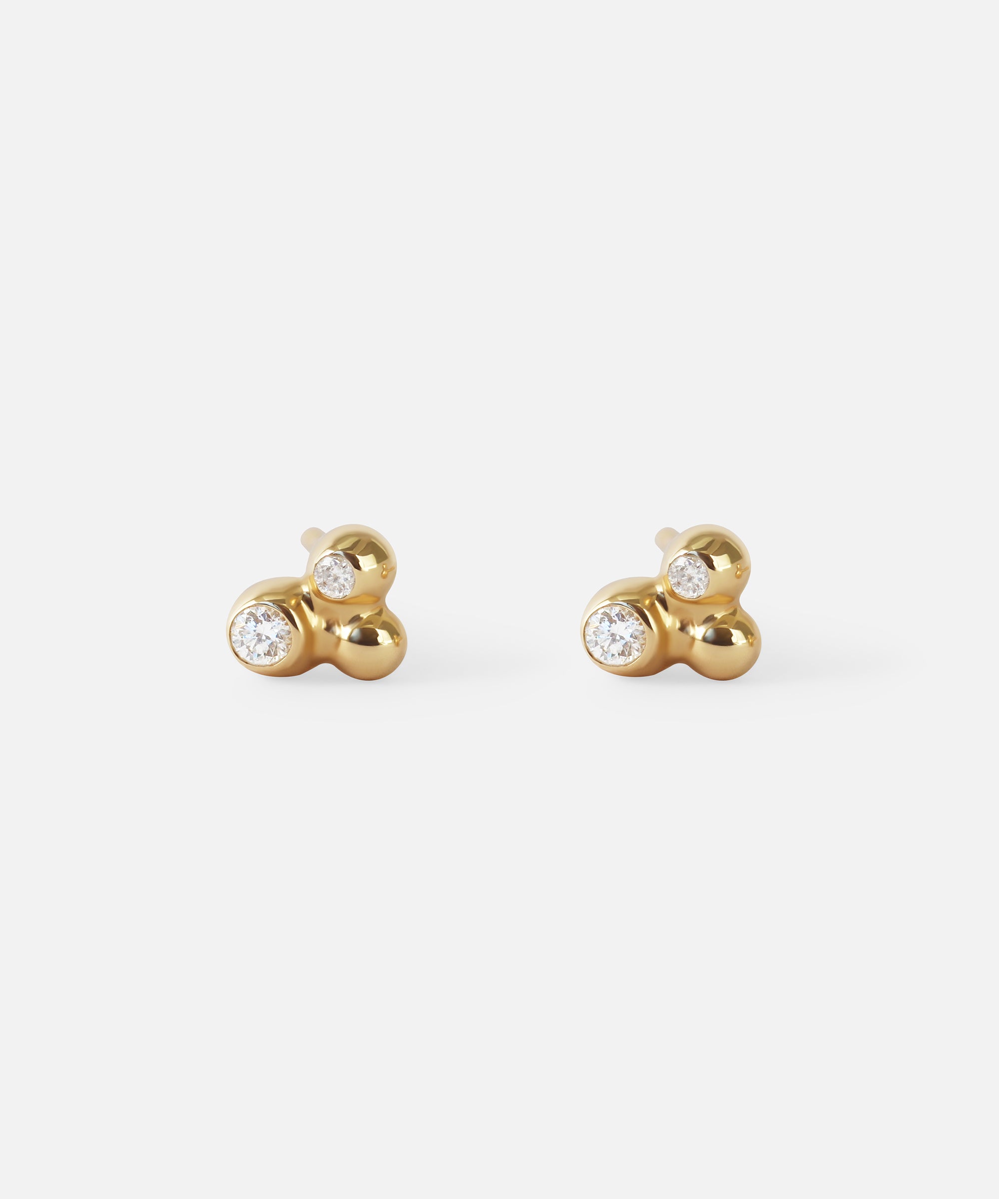 Petits Trio XS / Diamond Studs By Ruoria