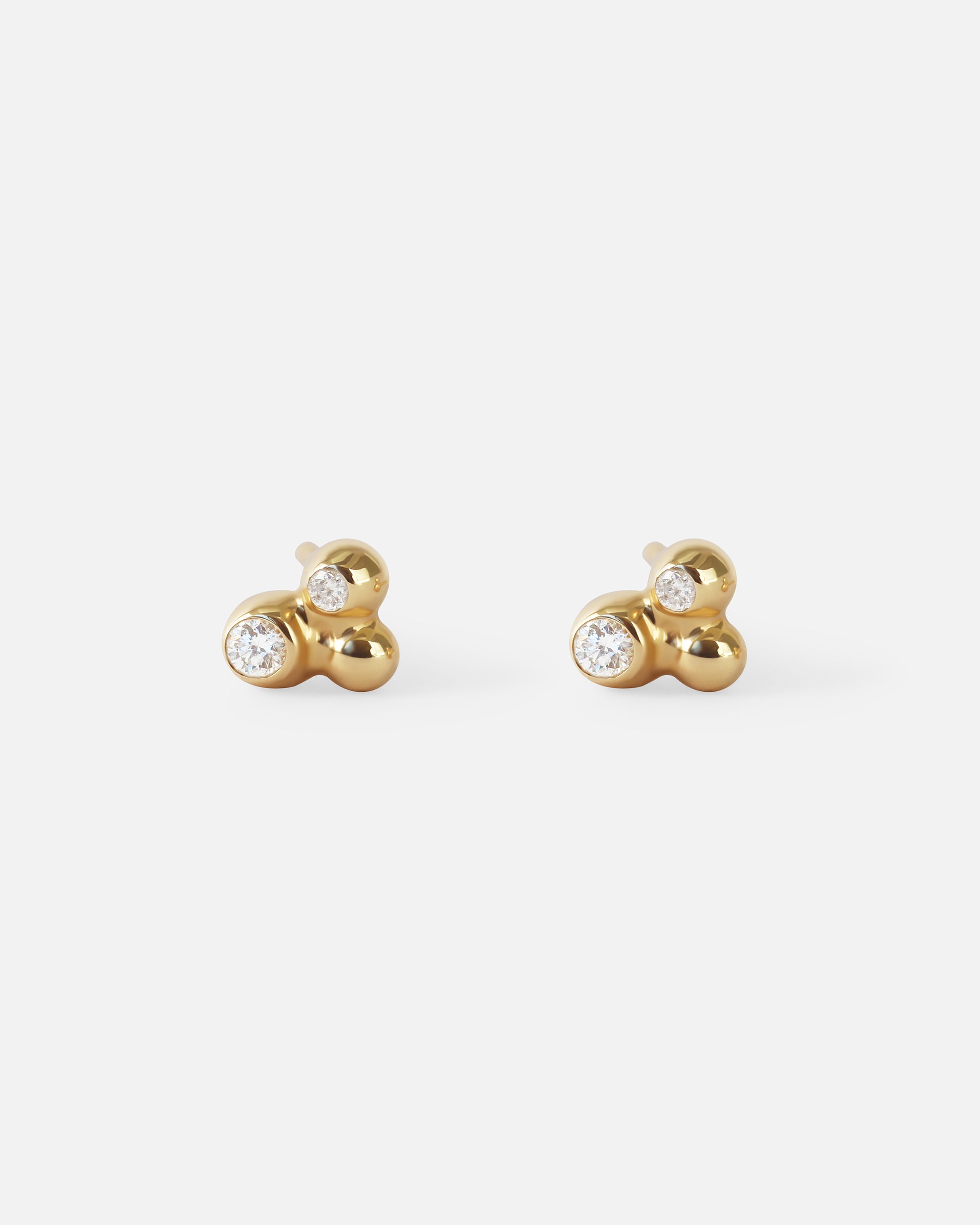 Petits Trio XS / Diamond Studs By Ruoria