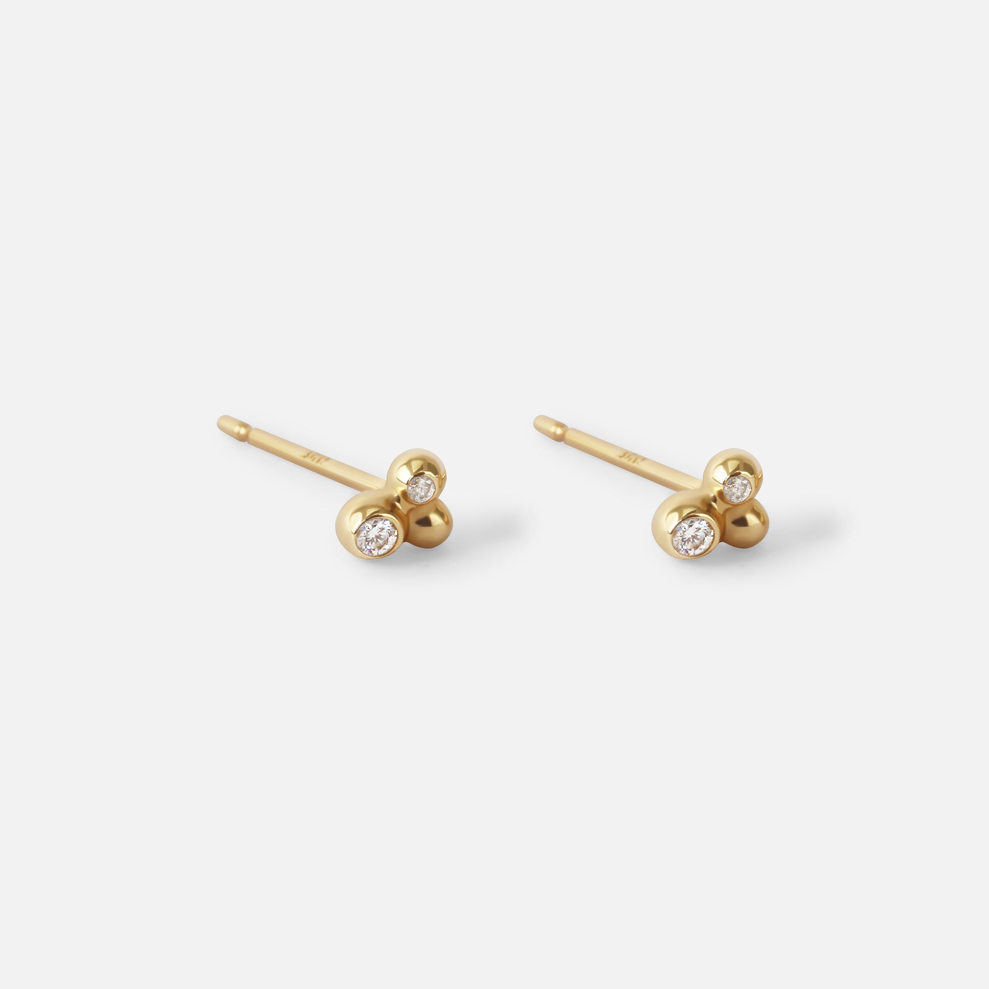 Petits Trio XS / Diamond Studs By Ruowei in earrings Category