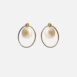 WeiWave / Solo Baroque Pearl By Ruowei in earrings Category