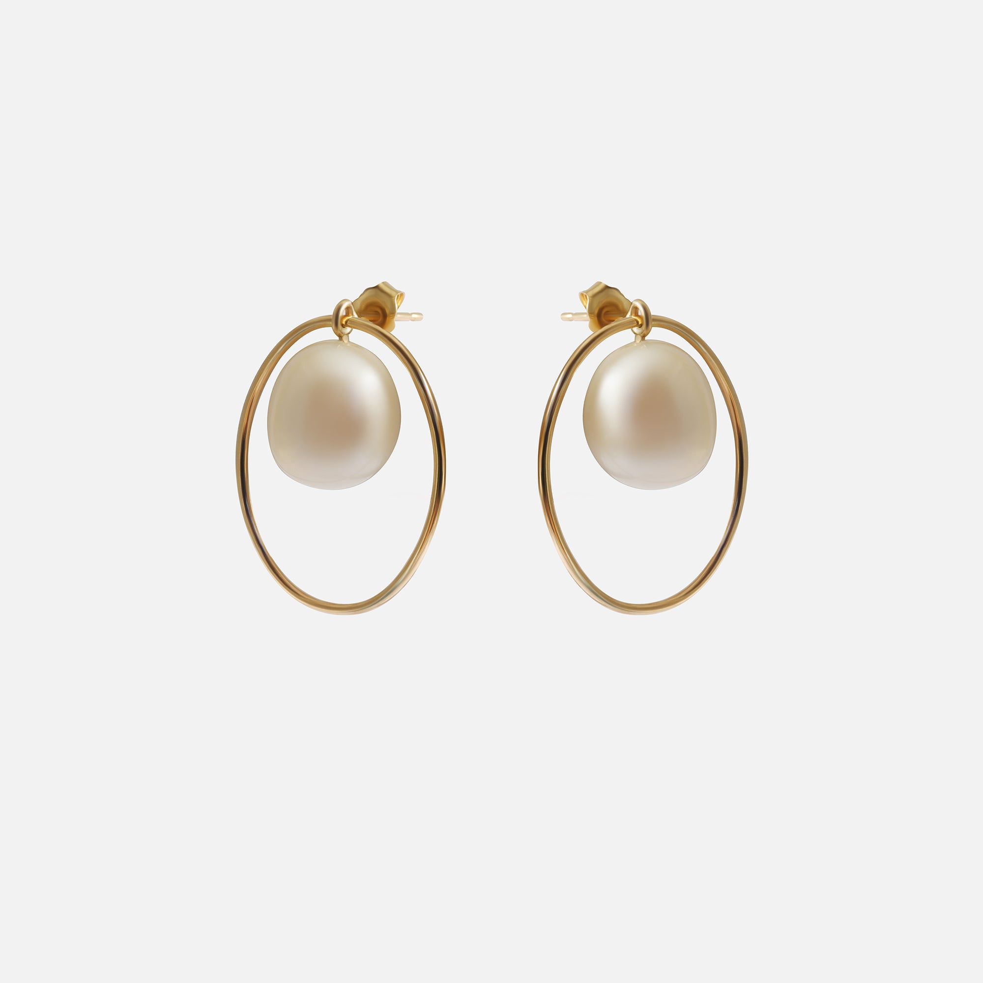 WeiWave / Solo Baroque Pearl By Ruowei in earrings Category