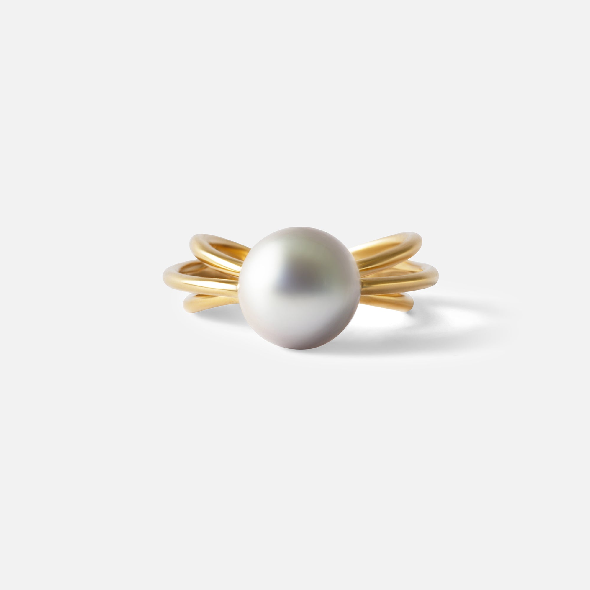 WeiWave / Trio Tahitian Pearl Ring By Ruowei