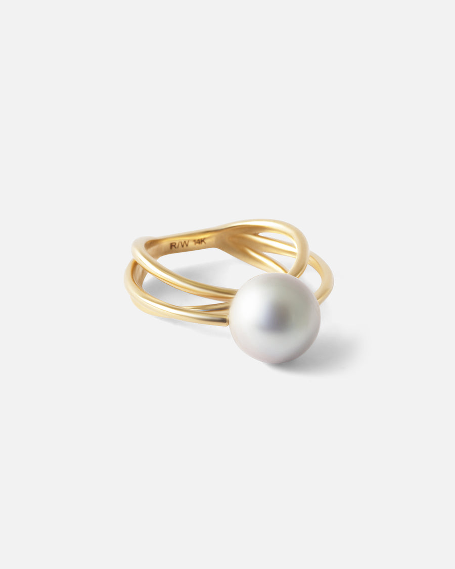 WeiWave / Trio Tahitian Pearl Ring By Ruowei in rings Category