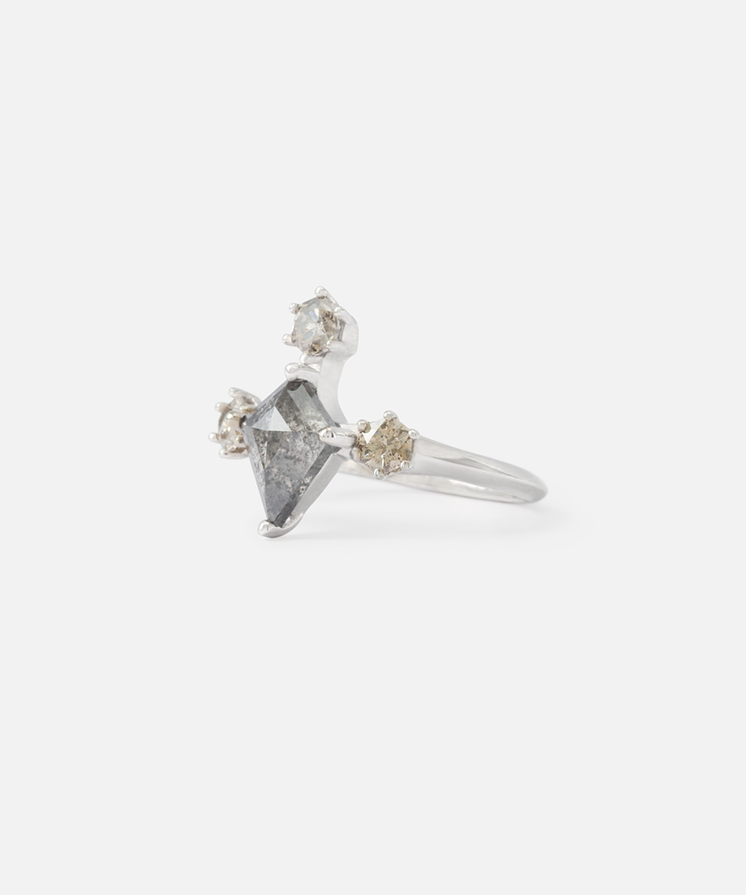 Kyte / Salt + Pepper Diamond Ring By fitzgerald jewelry