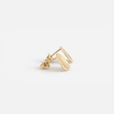 Sasa / White Diamond Studs By Hiroyo in earrings Category