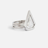 Pave Setting / Bottom Stackable Ring By Hiroyo