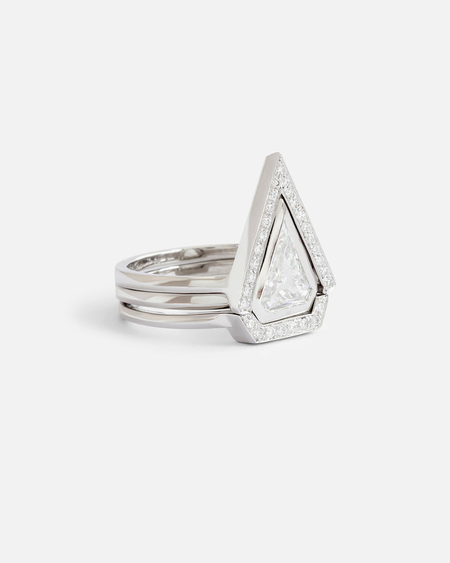 Pave Setting / Bottom Stackable Ring By Hiroyo in WEDDING Category