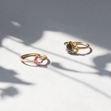 Silk / Pink Sapphire Ring By Hiroyo in rings Category
