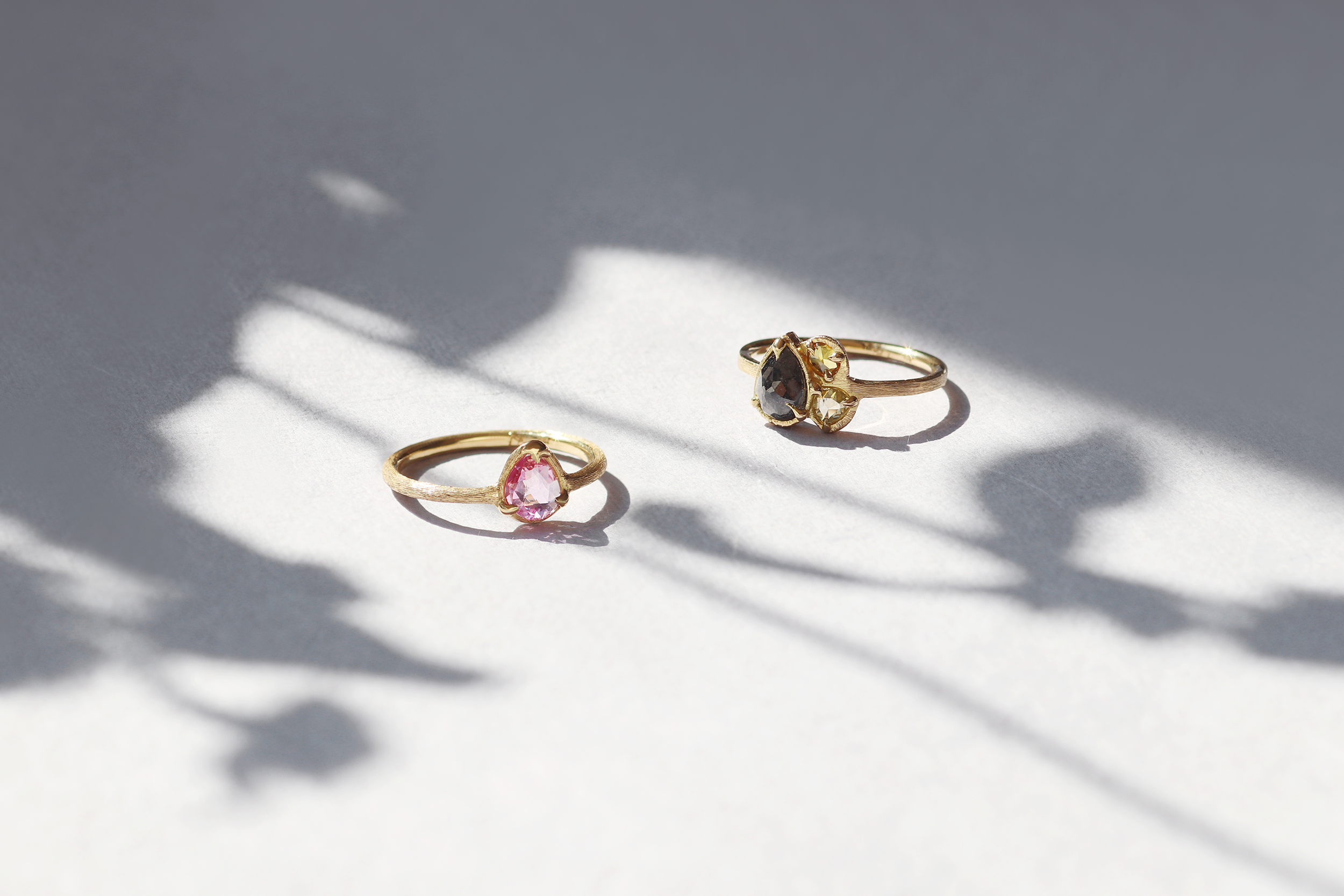 Silk / Pink Sapphire Ring By Hiroyo in rings Category