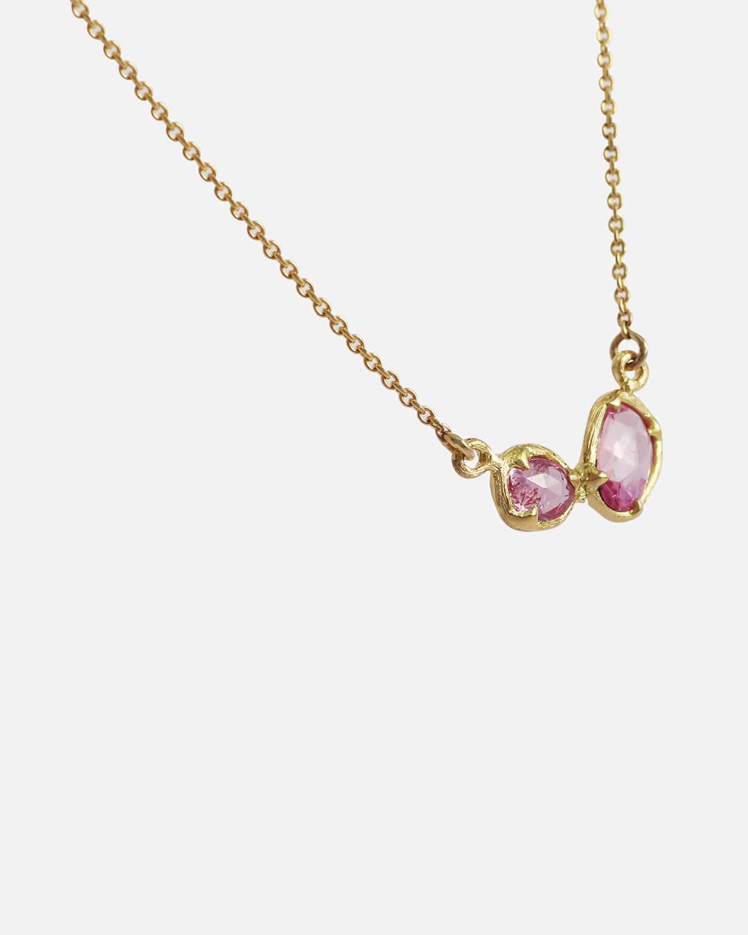 Silk / Pink Sapphire Pendant By Hiroyo in pendants Category
