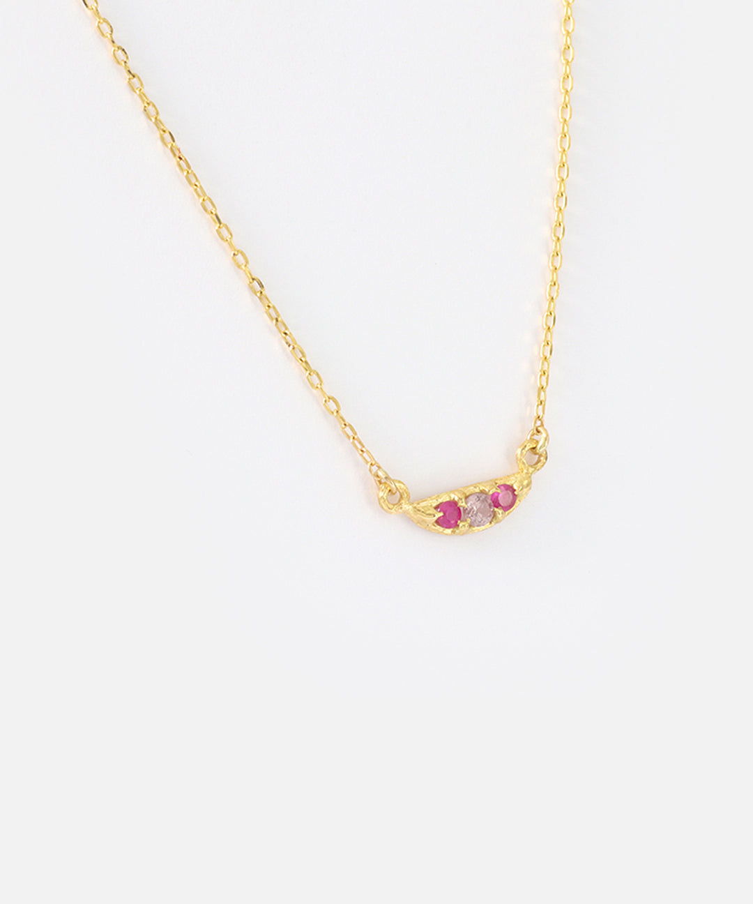 Silk / Crescent Pendant By Hiroyo