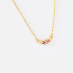 Silk / Crescent Pendant By Hiroyo