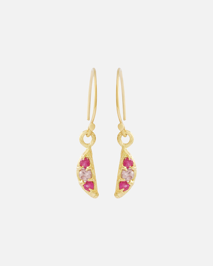 Silk / Crescent Earrings By Hiroyo in earrings Category