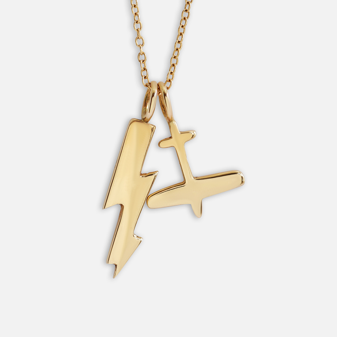 Sky / Small Double Pendant By fitzgerald jewelry in pendants Category