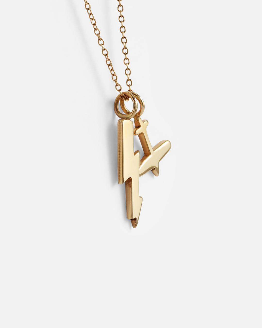 Sky / Small Double Pendant By fitzgerald jewelry