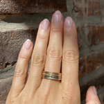 Flat Band / 2.65mm Thin Reticulated By fitzgerald jewelry