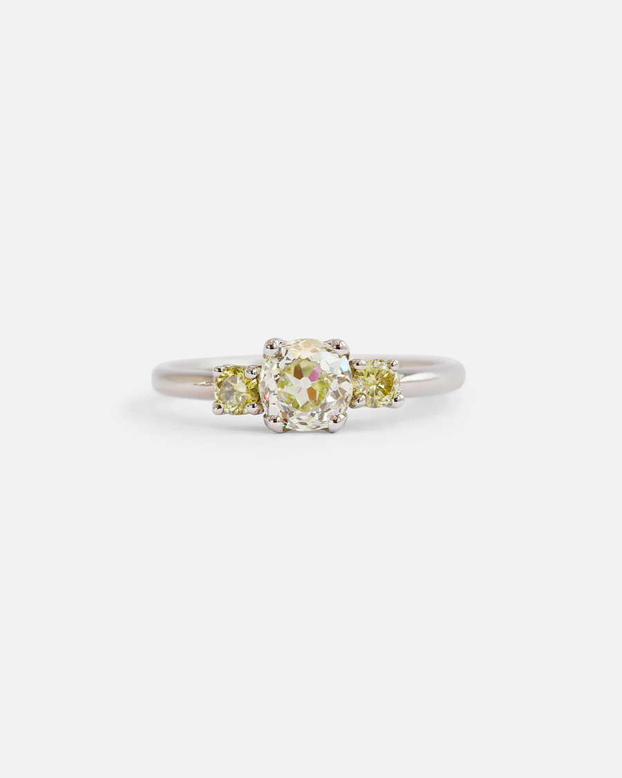 3 Wishes / White & Yellow Diamond Ring By Hiroyo in ENGAGEMENT Category