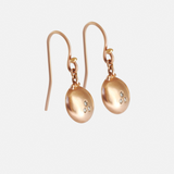 Tomato / Rose Gold + Diamond Earrings By fitzgerald jewelry in earrings Category