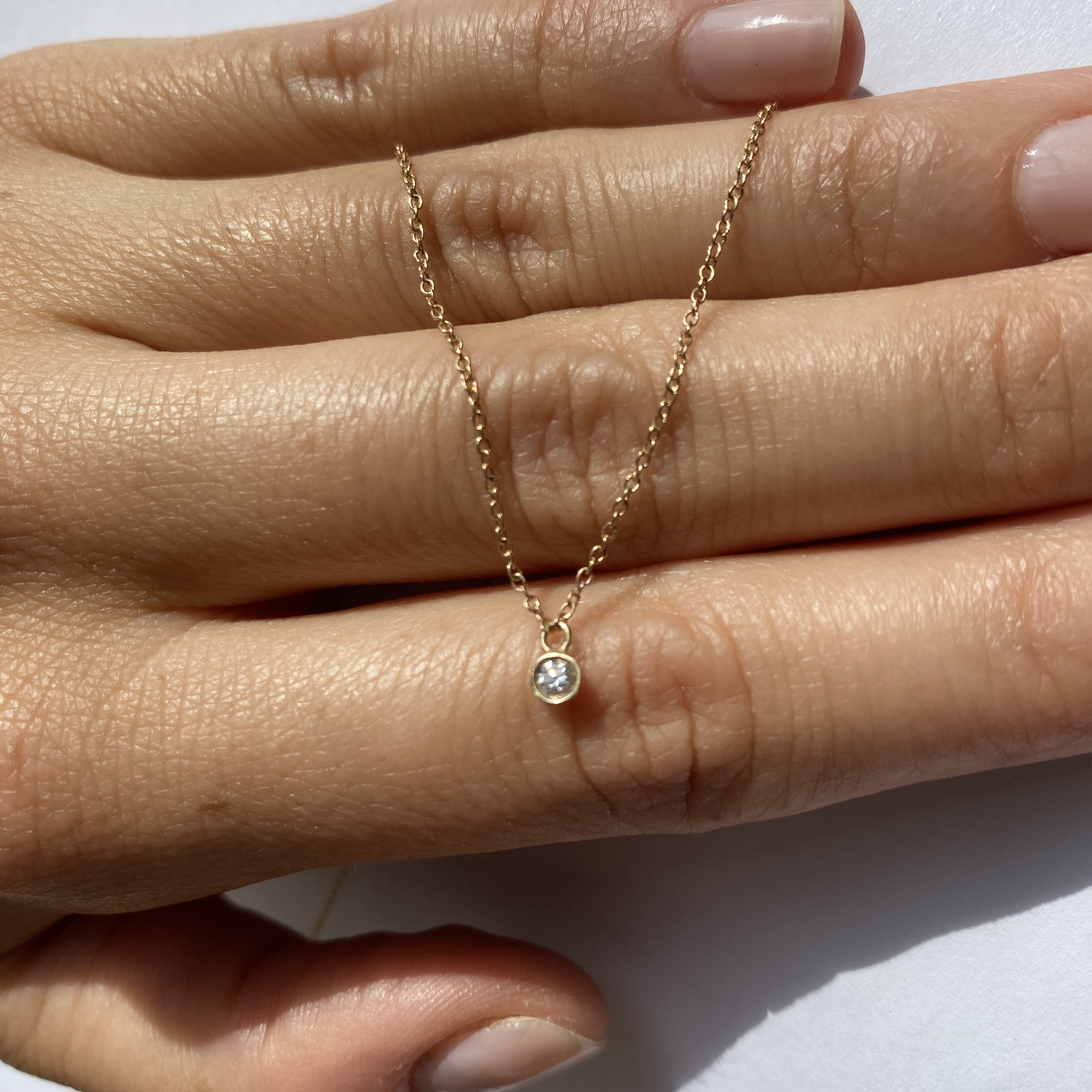 Diamond Dot / Pendant By Tricia Kirkland in pendants Category