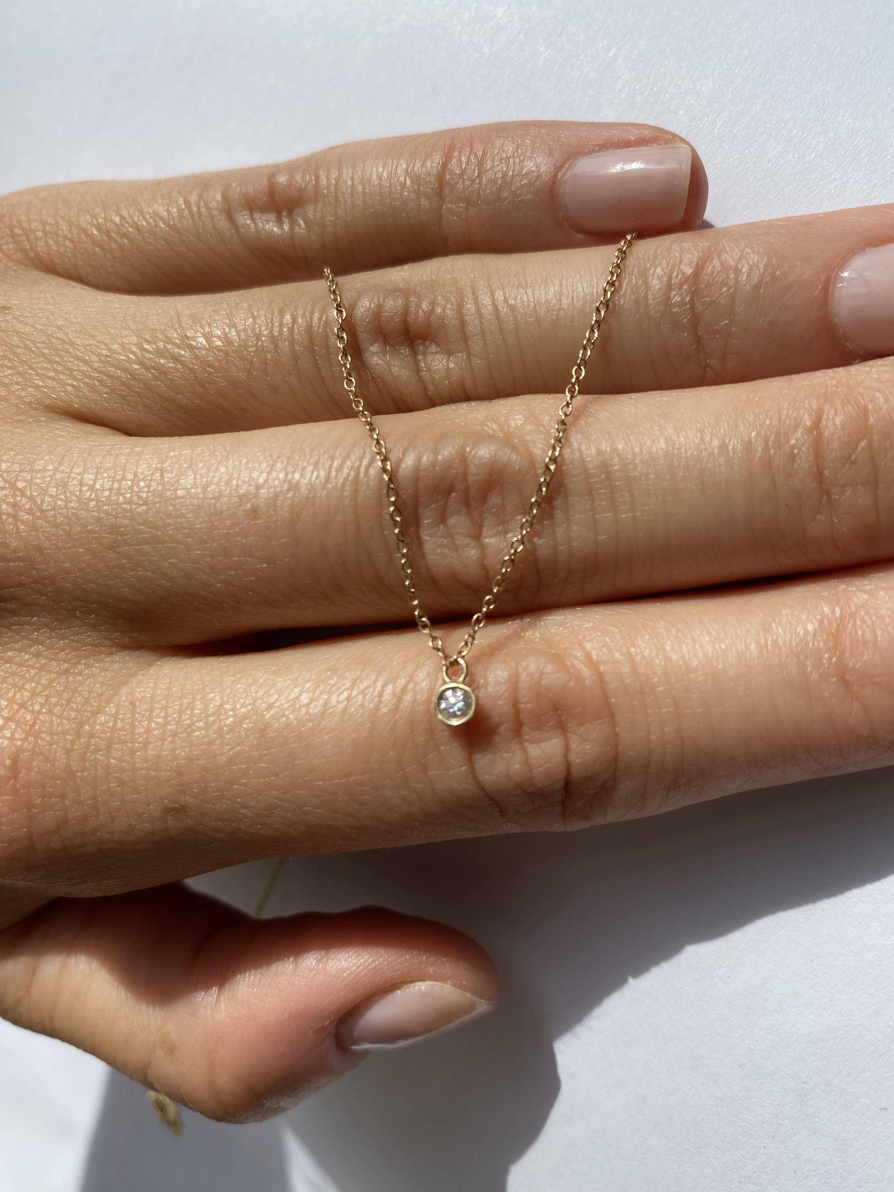 Diamond Dot / Pendant By Tricia Kirkland in pendants Category